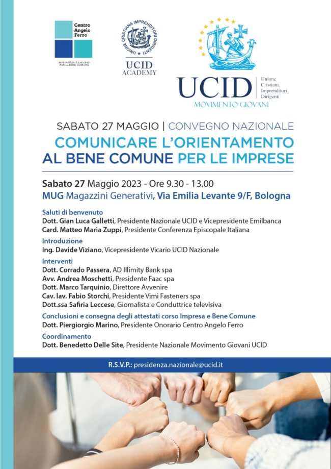 comunicare l’orientamento al bene comune Comunicare l'orientamento al bene comune