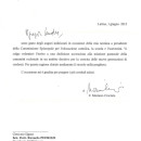 Lettera risposta Vescovo Mariano Crociata