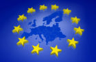 Europa Europe 3D EU Karte Europakarte Europäische Gemeinschaft 
Sterne blau Collage European Parliament