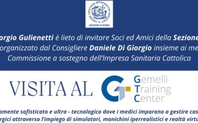 Visita al Gemelli Training Center – Lunedì 11 novembre 2024