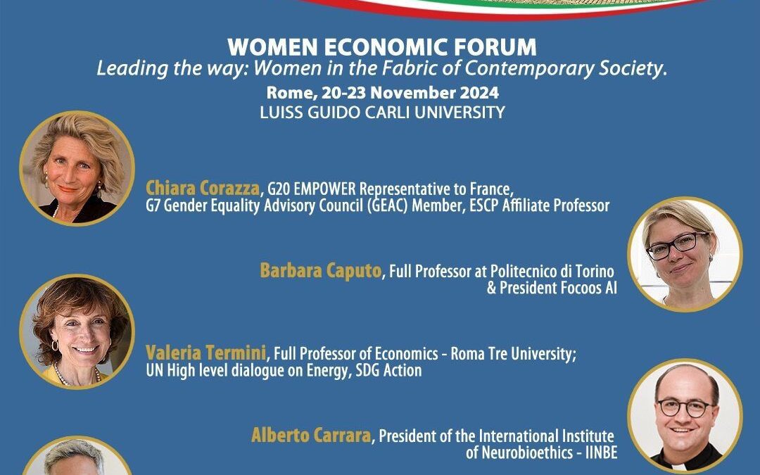 UCID al Women Economic Forum Italia  dal 20 al 23 novembre 2024