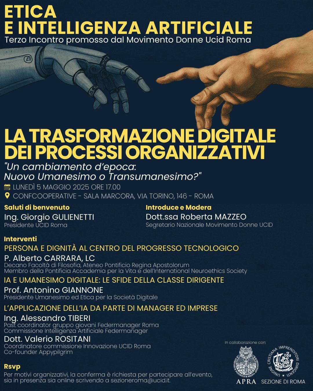 Evento 5 maggio 2025