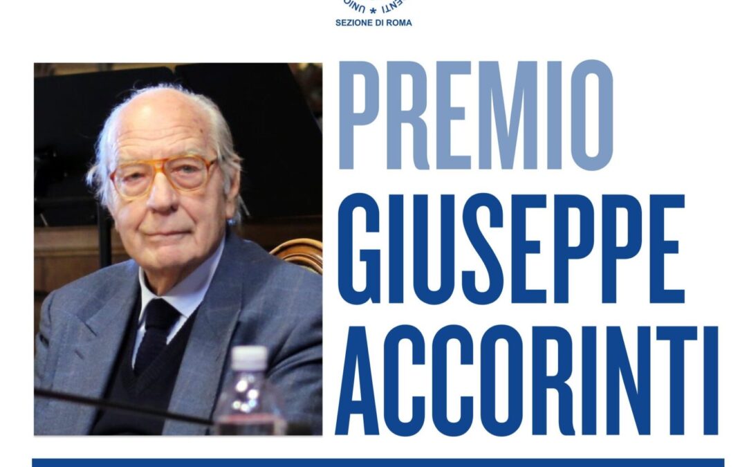 Cerimonia di Premiazione della 4ª edizione del Premio Giuseppe Accorinti – Venerdì 28 novembre 2025
