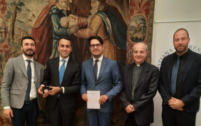 I vertici di UCID Giovani hanno ricevuto a Roma l’ex ministro Luigi Di Maio
