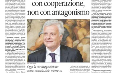 “Il futuro fa rima con cooperazione, non con antagonismo”.Intervista a Gian Luca Galletti da Il Quotidiano del Sud.11 settembre 2023