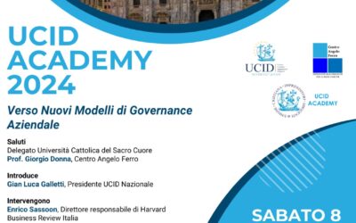 Incontro finale dell’edizione 2024 dell’UCID Academy.8 giugno 2024, Milano