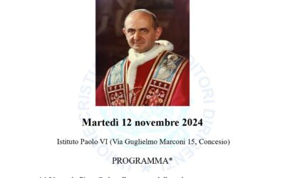 Decennale della beatificazione di Paolo VI.Evento UCID Brescia.12 novembre 2024