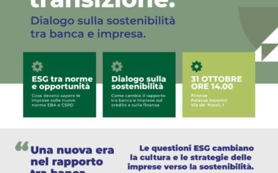 Sostenibilità, credito e transizione.Evento UCID Firenze e UCID Gruppo Toscano.31 ottobre 2024 ore 14,00