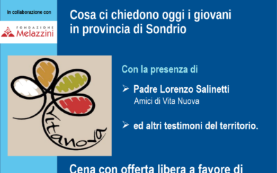 Le domande dei giovani.Evento UCID Sondrio.25 ottobre 2024 ore 19,00