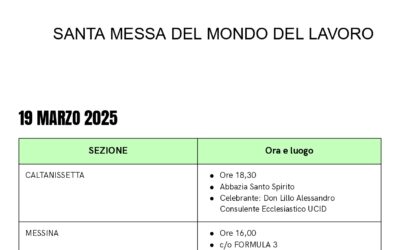 Iniziative organizzate dalle sezioni siciliane in occasione della Festa di San Giuseppe.19 marzo 2025