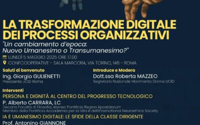 Etica e intelligenza artificiale.Terzo incontro promosso dal Movimento Donne UCID Roma5 maggio 2025