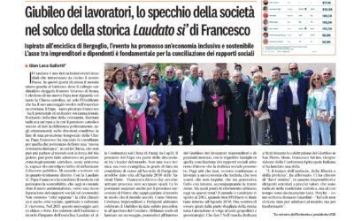 Il Giubileo dei Lavoratori raccontato su “Il Riformista”