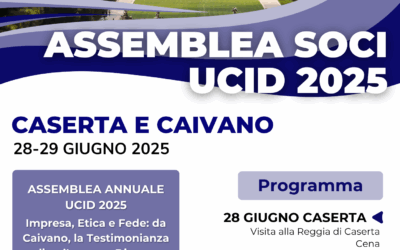 Link diretta streaming per Assemblea UCID Nazionale.29 giugno 2025