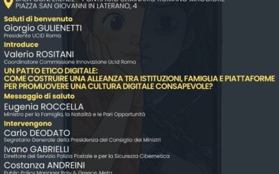 Oltre lo schermo. Dalla connessione virtuale all’adescamento reale.Incontro Sezione UCID di Roma.9 giugno 2025, ore 17,30