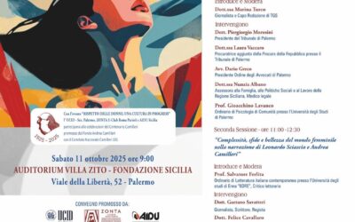Rispetto delle donne: una cultura in progress.Evento in collaborazione con la Sezione UCID di Palermo.11 ottobre 2025 ore 9,30.