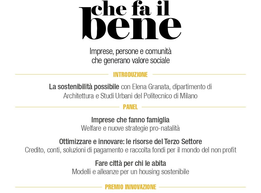 Festival promosso da Avvenire in collaborazione con UCID Nazionale.“L’economia che fa il bene”.Milano, 12 novembre 2025.