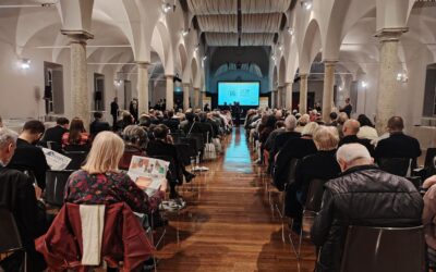 Pagina di Avvenire di 16 novembre 2025.Il convegno “L’economia che fa il bene”.