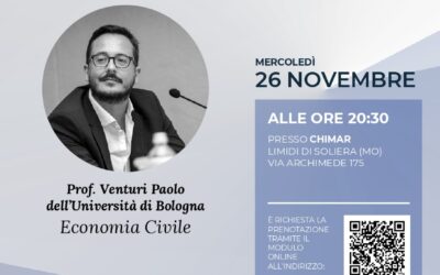 “Costruire ponti. L’economia civile”.Incontro promosso da UCID Modena.26 novembre 2025 ore 20,30.