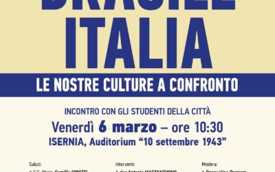 Brasile – Italia, le nostre culture a confronto.Incontro con gli studenti della cità, promosso dalla Sezione UCID di Isernia.6 marzo 2026 ore 10,30