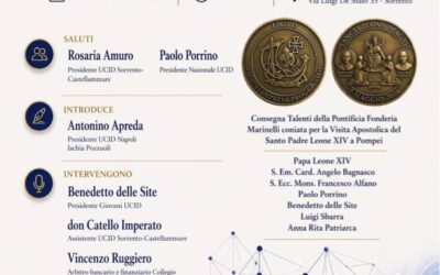 Il lavoro al tempo dell’AI, da Leone XIII a Leone XIV.Incontro della Sezione UCID Sorrento Castellammare.7 maggio 2026, ore 18,00