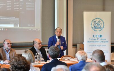 Incontro della Sezione UCID di Reggio Emilia con il Monsignor Giacomo Morandi.9 luglio 2026